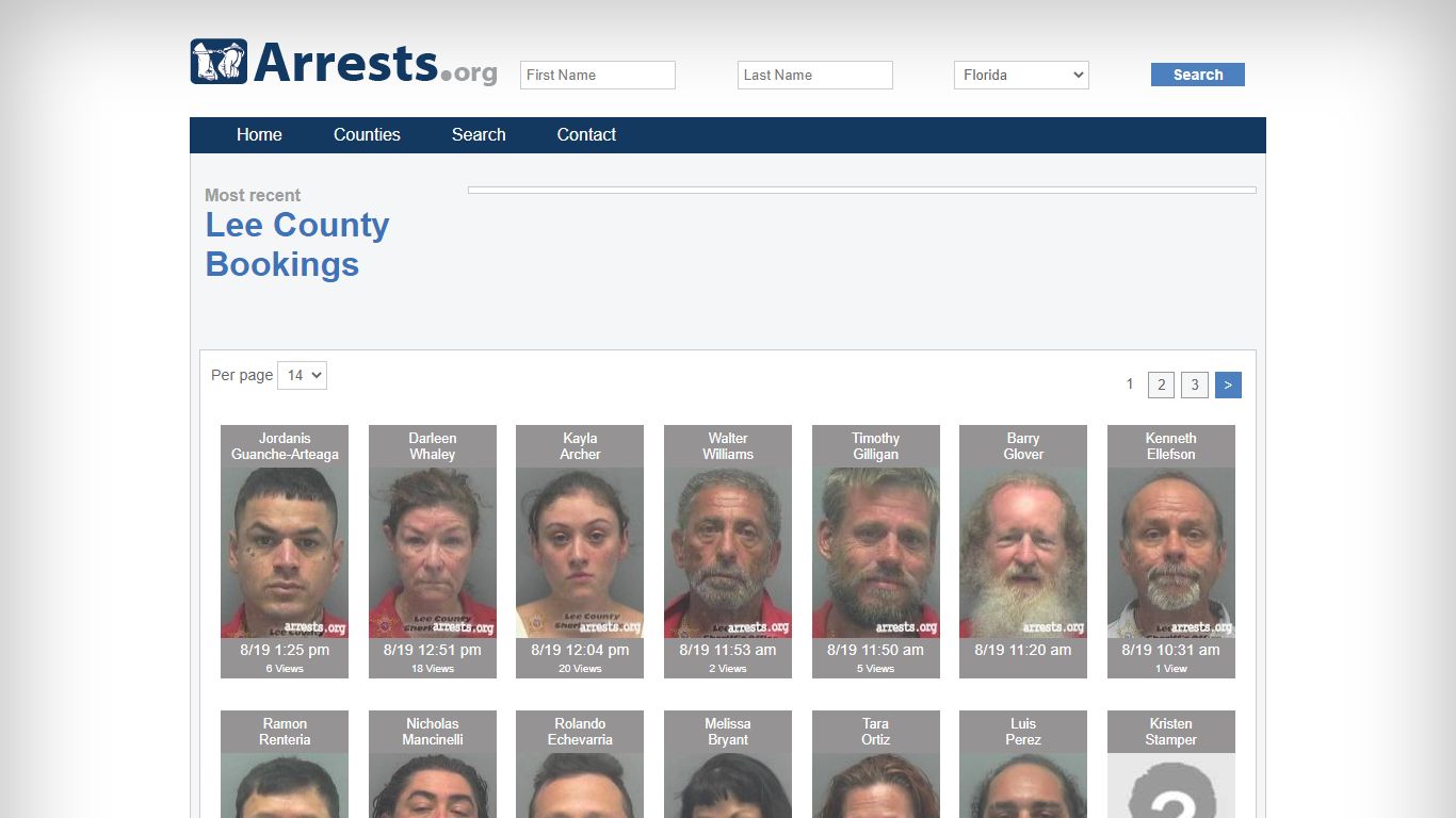 Lee County Arrests and Inmate Search